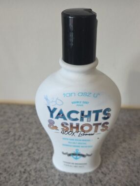 tan asz u Yachts & Shots 400X Bronzer - White Bottle